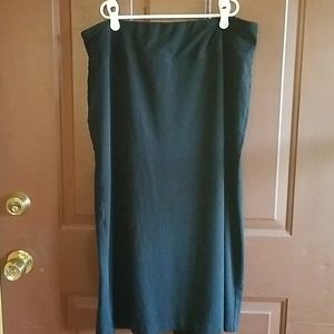 J. Jill LP black pencil skirt